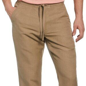 Men's Tan Linen Pants